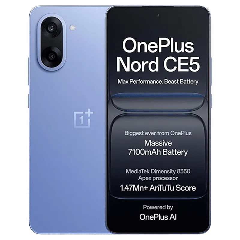 OnePlus Nord CE5 5G (8GB RAM, 128GB, Nexus Blue)