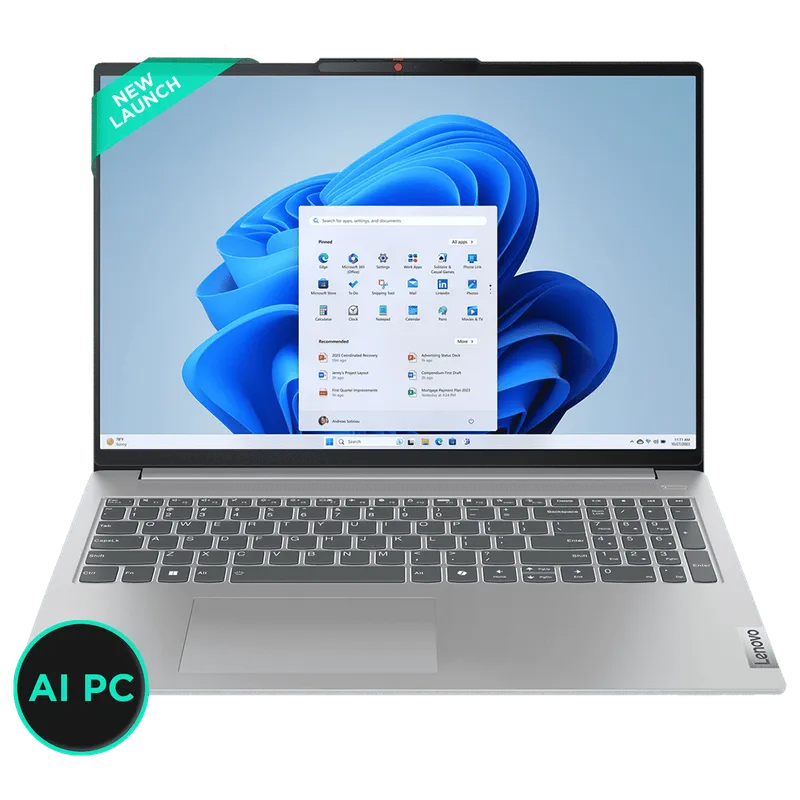 Lenovo IdeaPad Slim 5 16IMH9 Intel Core Ultra 5 Laptop (16GB RAM, 512GB SSD, Windows 11 Home, 16 inch WUXGA IPS Display, MS Office Home 2024, Cloud Grey, 1.82 KG)